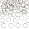 60Pcs Tarnish Resistant 304 Stainless Steel Open Jump Rings, Stainless Steel Color, 12x1.5mm, Inner Diameter: 9mm