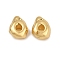 Brass Beads, Nuggets, Real 18K Gold Plated, 7x5.5x4mm, Hole: 1.7~2mm