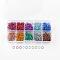 Aluminum Wire Open Jump Rings, Mixed Color, 20 Gauge, 6x0.8mm, about 1000pcs/box