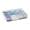 198G 11 Styles Natural Mixed Shell Beads Sets, Mixed Dyed and Undyed, Mixed Shapes, Mixed Color, 10~20x8~12x3~6mm, Hole: 1mm, 18g/style