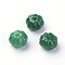 Natural White Jade Beads, Dyed, Pumpkin, 13x9.5mm, Hole: 2mm