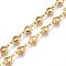 304 Stainless Steel Link Chains, Soldered, Heart, Golden, 10x5~5.5x2mm