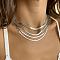 304 Stainless Steel Snake Chain Necklaces for Women, Stainless Steel Color, 5mm, 21.65 inch(55cm)