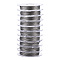 Tarnish Resistant 201 Stainless Steel Wire, Stainless Steel Color, 0.38mm, about 32.8 Feet(10m)/roll, 10 rolls/group