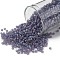 TOHO Round Seed Beads, Japanese Seed Beads, (166DF) Transparent AB Frost Light Tanzanite, 11/0, 2.2mm, Hole: 0.8mm, about 1110pcs/bottle, 10g/bottle