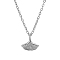 Non-Tarnish Stainless Steel Necklaces, Shell, Stainless Steel Color, 15.75 inch(40cm)