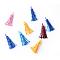 Multifunction Imitation Leather Tassel Pendant Decorations, Mix Style, Mixed Color, 87~90x14.5~15.5mm, Hole: 15x6mm