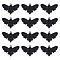 SUNNYCLUE 1 Box 20Pcs Halloween Moth Charms Bulk Black Skull Charms Skeleton Vintage Insect Charm Metal Animal Charm for Jewelry Making Charms DIY Earrings Bracelet Necklace Craft Treat Or Trick Gift