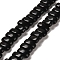 Natural Obsidian Beads Strands, Rectangle, 9x4x4.5mm, Hole: 1mm, about 93pcs/strand, 15.28 inch(38.8cm)