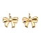 Ion Plating(IP) 304 Stainless Steel Charms, with Jump Ring, Bowknot, Golden, 9.5x12x2mm, Hole: 2.4mm