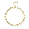 Rack Plating Brass Bracelets for Women, Real 18K Gold Plated, Long-Lasting Plated, Lead Free & Cadmium Free, Star, 7-1/8 inch(18.2cm)