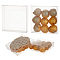 30pcs Clear Favor Boxes Transparent PVC Plastic Rectangle Boxes Gift Boxes 3.15×3.15×0.8inch Candy Box for Wedding Party Birthday Gift Packaging