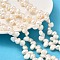 Natural Cultured Freshwater Pearl Beads Strands, Two Sides Polished, Top Drilled, Grade 6A+, Old Lace, 8~9mm, Hole: 0.7mm, about 65~76pcs/strand, 16.34''(41.5cm)