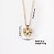 Fashionable and Elegant Butterfly Brass Rhinestone Pendant Necklaces, with Cable Chain for Women Girl, Golden, 15.75 inch(40cm)+5cm