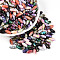 Baking Paint Glass Seed Beads, Round Hole, Oval, Mixed Color, 9.5x4~4.5mm, Hole: 0.8~1mm, about 1750pcs/pound