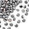 Preciosa® MAXIMA Crystal Round Stones, Czech Crystal, Dura Foiling, Round(431 11 615 Chaton), 23980 272 Hematite, SS45(9.85~10.2mm)