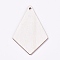 Unfinished Blank Wood Pendants, for DIY Jewelry Making, Rhombus, BurlyWood, 55x36.6x1.5mm, Hole: 2mm
