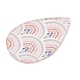 Печатные подвески из непрозрачного акрила FIND-K017-16C-2