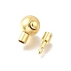 Латунь штыковые застежками KK-P306-09G-2