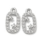 Латунные микро проложить кубического циркония подвески KK-H460-07P-1