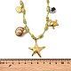 Ожерелья с подвеской из натуральной ракушки Summer Beach из нержавеющей стали 304 с гальваническим покрытием NJEW-F348-01B-G-5