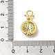 Латунные микро проложить кубического циркония подвески KK-M295-23G-02-3