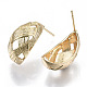 Серьги-кольца из латуни KK-N232-110G-NF-2