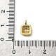 Латунные микро проложить кубического циркония подвески KK-Q070-01G-G-3