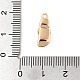Латунные микропаве прозрачные подвески с фианитом KK-R219-27G-3