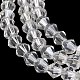 Прозрачные стеклянные бусины гальваническим пряди GLAA-F029-4mm-A13-3