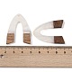 Подвески из смолы и дерева WOOD-F015-16H-3