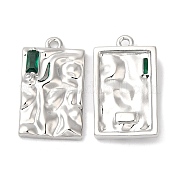 Латунные микро проложить кубического циркония подвески KK-C028-30P