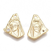 Латунные подвески KK-T038-49G