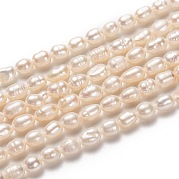 Нити из натурального культивированного пресноводного жемчуга PEAR-L033-61-01