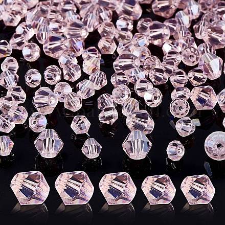 10 нить 2 стильные прозрачные гальванические стеклянные бусины нити EGLA-SZ0001-37A-1