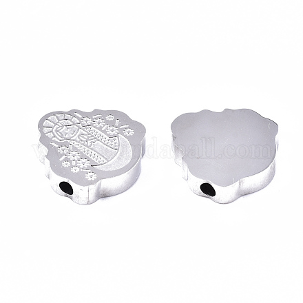 Бусины из нержавеющей стали марки 304 STAS-S080-003P-1