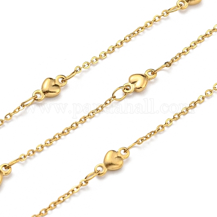 Цепи из нержавеющей стали 304 с сердечком CHS-C009-15G-1