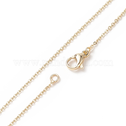 Латунь цепи ожерелья MAK-L009-03G-1
