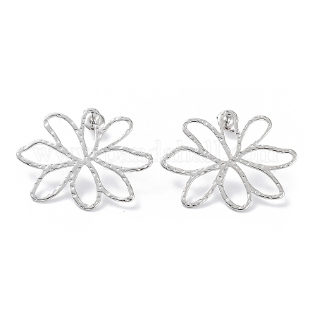 Серьги-гвоздики из нержавеющей стали 304 EJEW-H115-03P-1