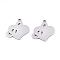 Non-Tarnish 201 Stainless Steel Pendants, Laser Cut, Heart, Stainless Steel Color, 18x18x0.9mm, Hole: 1.5mm