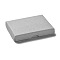 Cardboard Jewelry Set Boxes, with Sponge Inside, Rectangle, Gray, 9.05x7.1x1.55~1.65cm