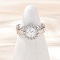 Brass Micro Pave Clear Cubic Zirconia with Enamel Cuff Rings, Watch, Round, 11.5mm, Inner Diameter: 17.2mm