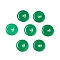 Natural Malaysia Jade Dyed Pendants, Donut/Pi Disc Charm, 17~18x3.5~4mm, Hole: 3~3.5mm
