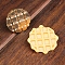 Brass Wax Sealing Stamp Heads, for Post Decoration DIY Card Making, Waffle, 25mm
