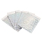 Laser Plastic Self Seal Film Package Bags, Bubble Mailer, Padded Envelopes, Rectangle, White, 15x13cm