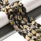 Natural Yellow Turquoise(Jasper) Beads Strands, Teardrop, 13.5~14x10~10.5x5mm, Hole: 1mm, about 27~28pcs/strand, 37.3~38.3cm