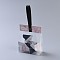Plastic Transparent Gift Bag, Storage Bags, Self Seal Bag, Top Seal, Rectangle, with Cartoon Card and Sling, Hole and Nail, Pink, 32.5x17x7cm, 10set/bag