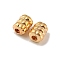 Brass Beads, Cadmium Free & Nickel Free & Lead Free, Column, Real 18K Gold Plated, 3mm, Hole: 0.8mm
