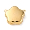 316 Surgical Stainless Steel Flower Pendants, Ion Plating(IP), Real 18K Gold Plated, 19x20.5x7mm, Hole: 1mm