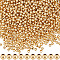 2000Pcs 304 Stainless Steel Beads, Round, Golden, 2x2mm, Hole: 0.8mm